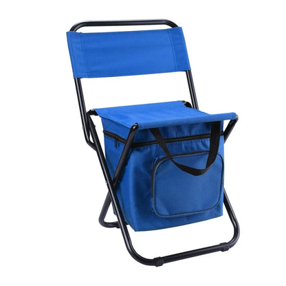 2 in 1 Folding Fishing Chair Bag Fishing Backpack Chairs Stool Convenient Wear-Resistantv for Outdoor Hunting Climbing Equipment