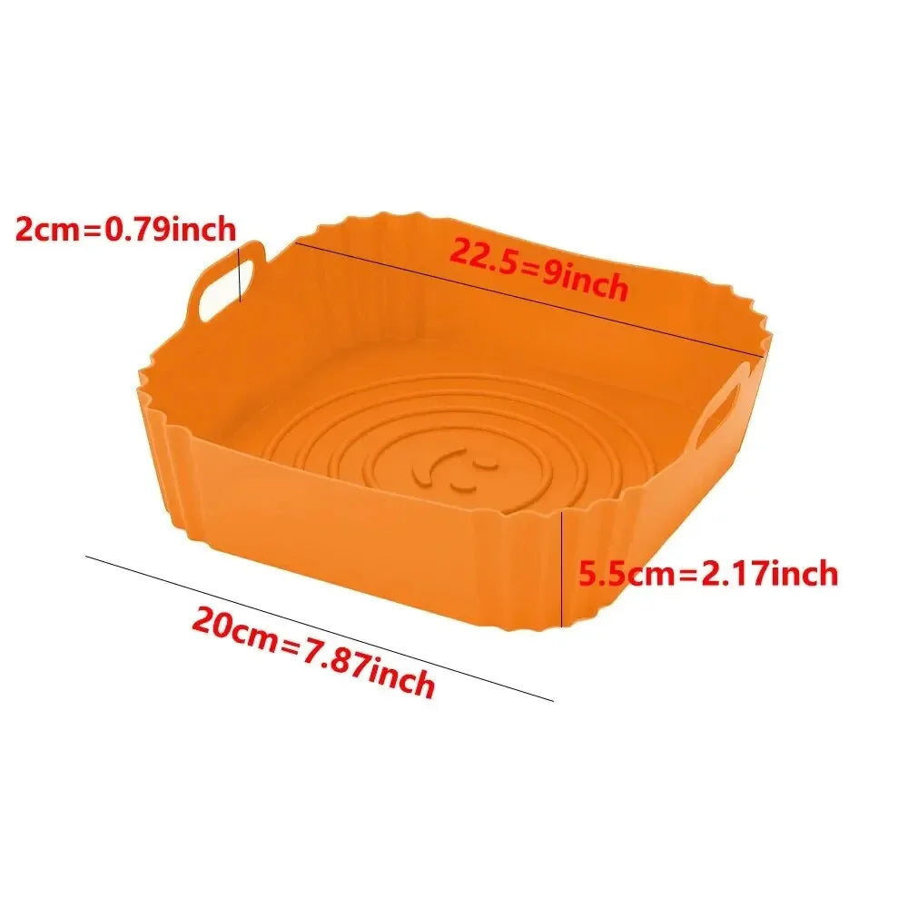 Reusable Air fryer Silicone Pan Liner