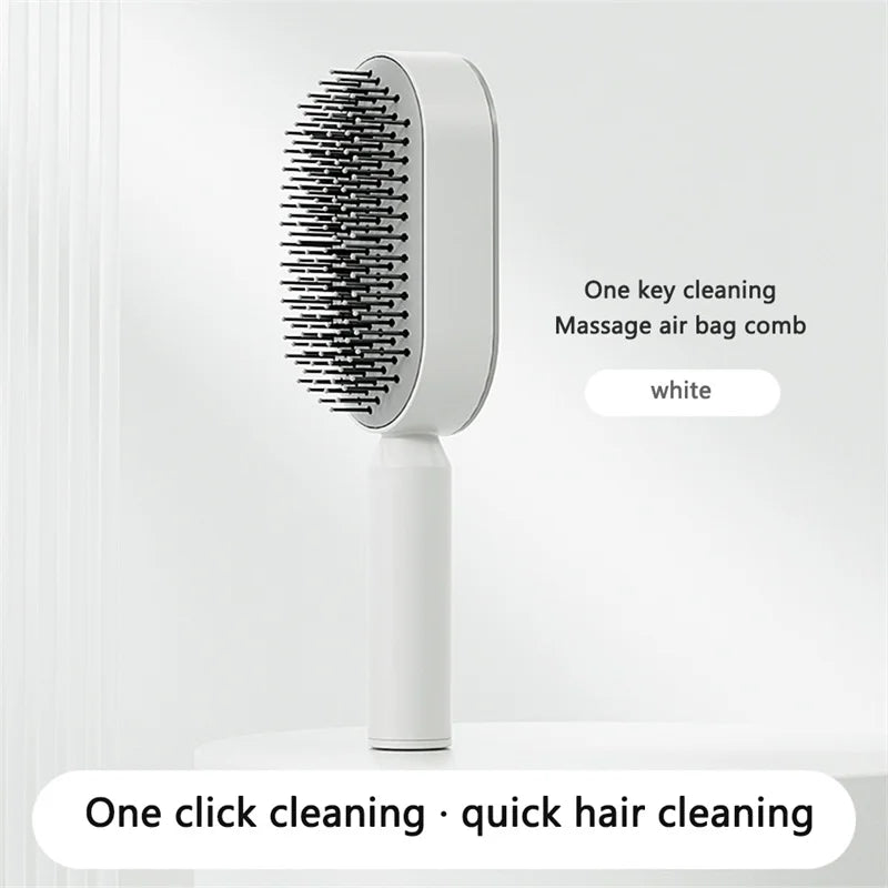 EasyClean Anti-Static Hairbrush – Tangle-Free, Frizz Control for Smooth, Shiny Hair