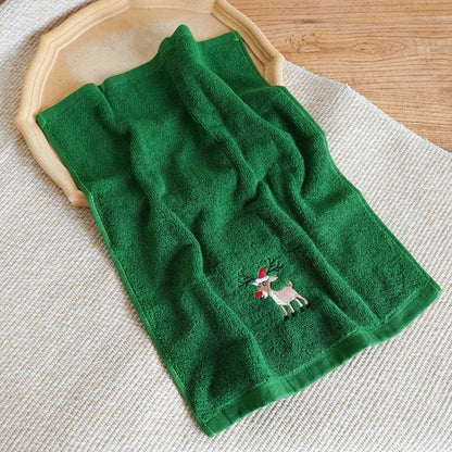 Christmas Cotton Towels (3-Pack) – Soft, Festive, and Perfect for Gifting