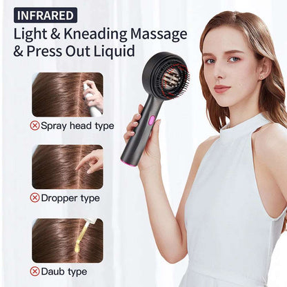 Electric Vibration Massage Comb – Soothing Scalp Care with Vibration