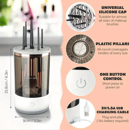 Electric Makeup Brush Cleaner – Fast and Easy Brush Cleansing