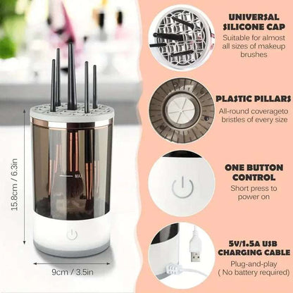 Electric Makeup Brush Cleaner – Fast and Easy Brush Cleansing