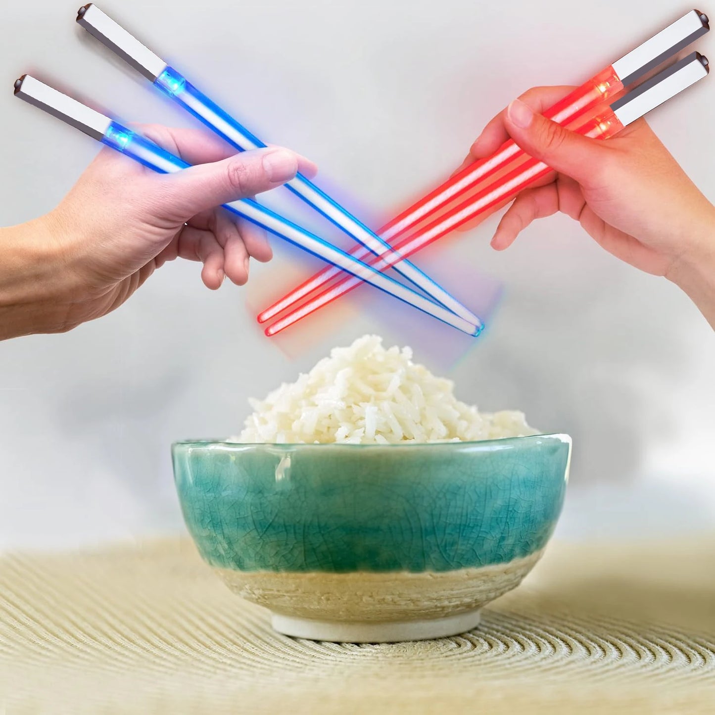 StarWar Theme LED Lightsaber Chopsticks – Reusable, Washable