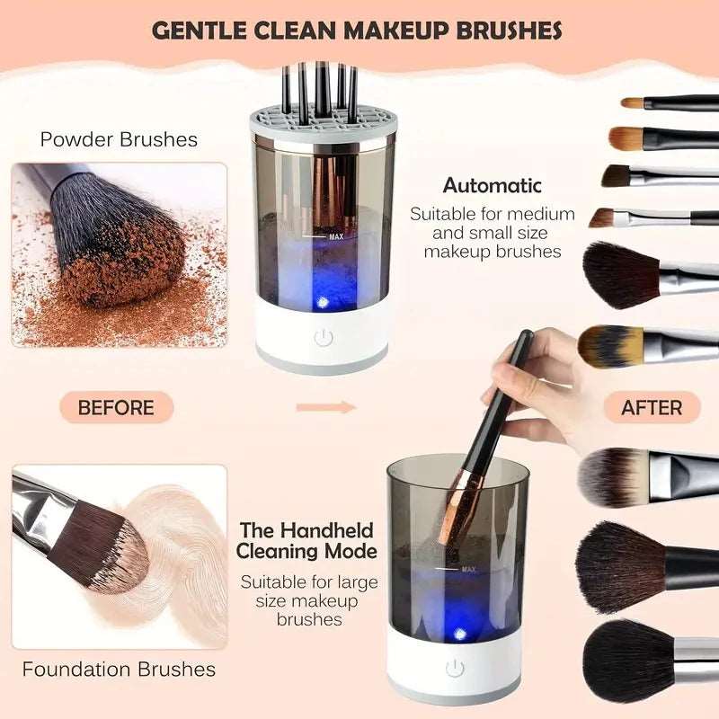 Electric Makeup Brush Cleaner – Fast and Easy Brush Cleansing