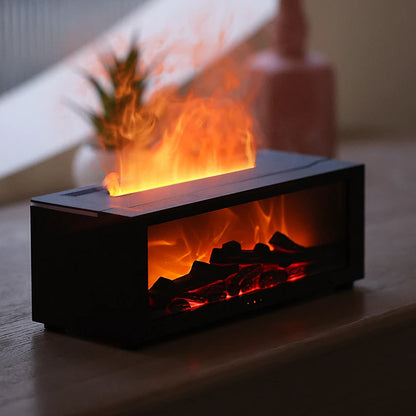 Glowwave Fireplace Aromatherapy – Cozy Nightlight with Relaxing Scents