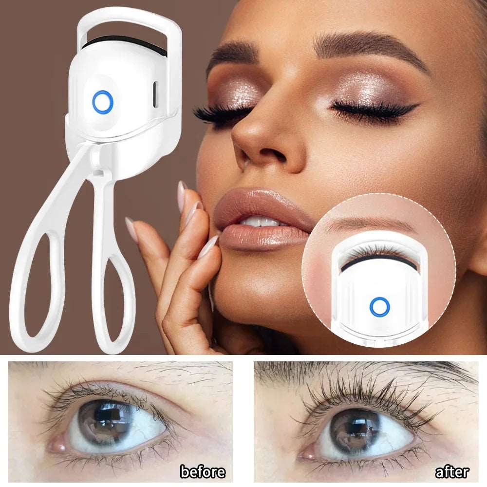 Portable Heated Eyelash Curler Comb – Long-Lasting, Fast Heating for Perfectly Shaped Lashes