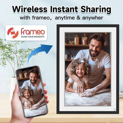 GlowWave FramePro 10.1 – WiFi Smart Digital Photo Frame, 32GB Cloud Storage, Wall-Mountable