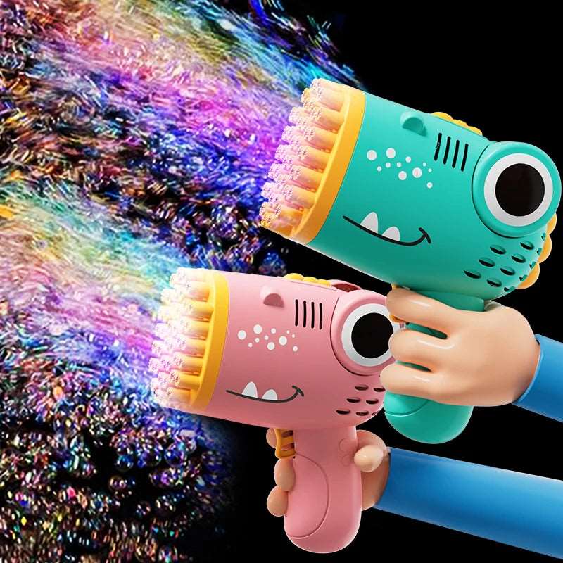 Handheld Dinosaur Bubble Gun – Fun Automatic Bubble Maker