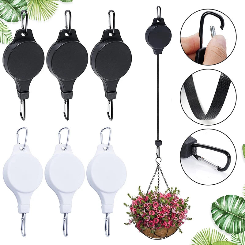 Retractable Plant Hanger – Adjustable for Pots & Bird Feeders