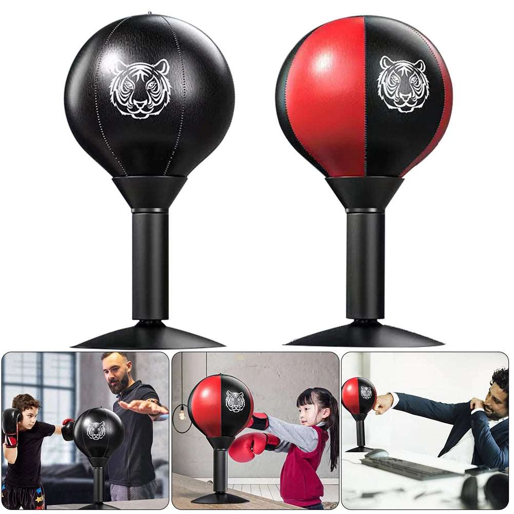 StressBuster Desktop Punching Bag – Suction Cup Boxing Ball for Stress Relief