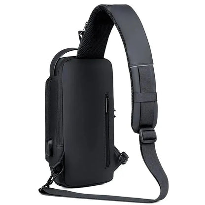 Anti-Theft Shoulder Bag with USB Charging Port – Secure and Stylish