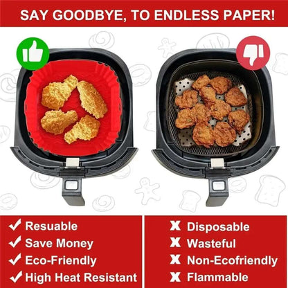 Reusable Air fryer Silicone Pan Liner