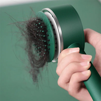 Self Cleaning No Tangle Hairbrush For Wet or Dry Hair