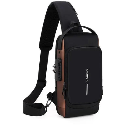 Anti-Theft Shoulder Bag with USB Charging Port – Secure and Stylish