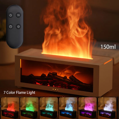 Glowwave Fireplace Aromatherapy – Cozy Nightlight with Relaxing Scents