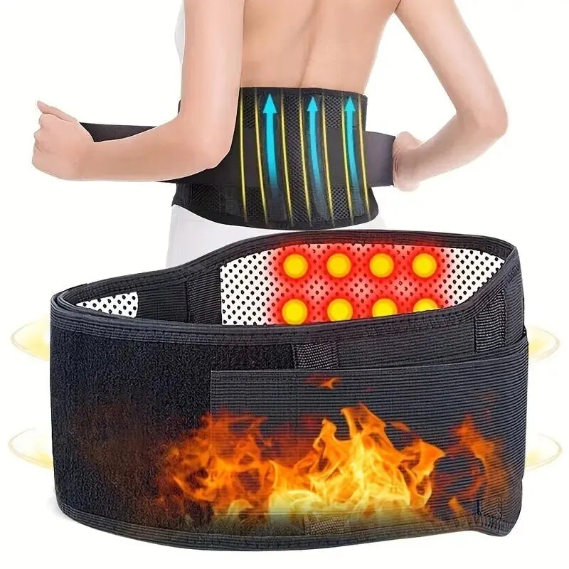 Self-Heating Magnetic Therapy Back Support Belt – Pain Relief & Posture Support