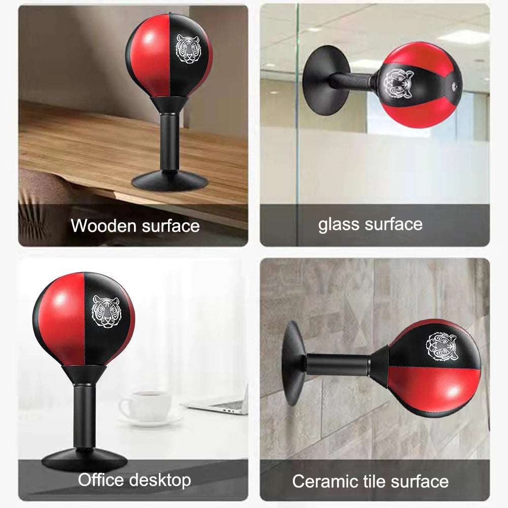 StressBuster Desktop Punching Bag – Suction Cup Boxing Ball for Stress Relief