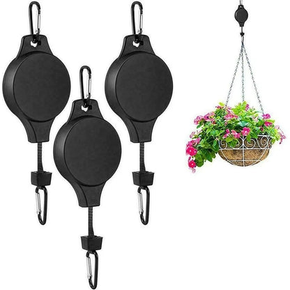 Retractable Plant Hanger – Adjustable for Pots & Bird Feeders