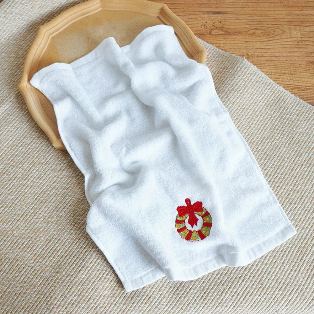 Christmas Cotton Towels (3-Pack) – Soft, Festive, and Perfect for Gifting