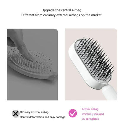 EasyClean Anti-Static Hairbrush – Tangle-Free, Frizz Control for Smooth, Shiny Hair