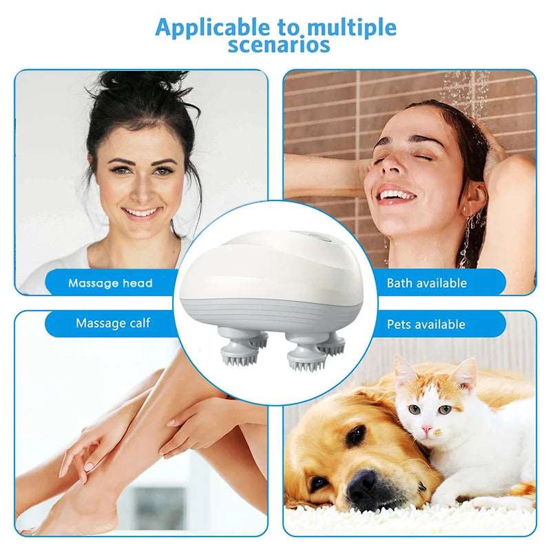 Deep Scalp Massager – Relaxing, Effective Head Cleaning and Massage