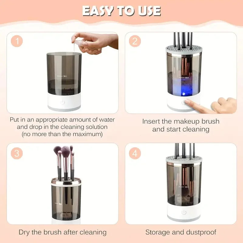 Electric Makeup Brush Cleaner – Fast and Easy Brush Cleansing