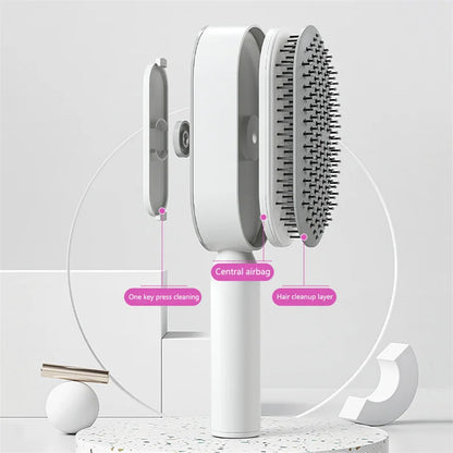 EasyClean Anti-Static Hairbrush – Tangle-Free, Frizz Control for Smooth, Shiny Hair