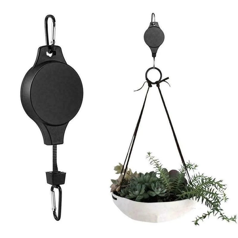 Retractable Plant Hanger – Adjustable for Pots & Bird Feeders