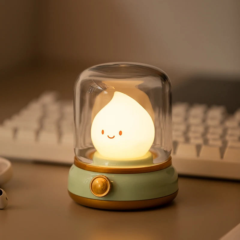 Cartoon Flame Nightlight – Warm, Relaxing Glow for Any Room – GlowWave