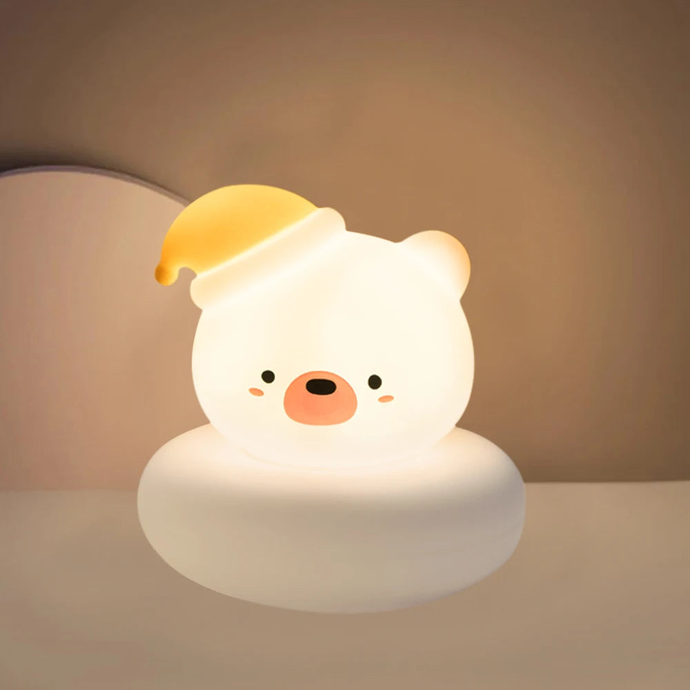 NightTime Polar Bear Glowwave Nightlight – GlowWave