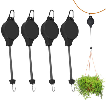 Retractable Plant Hanger – Adjustable for Pots & Bird Feeders